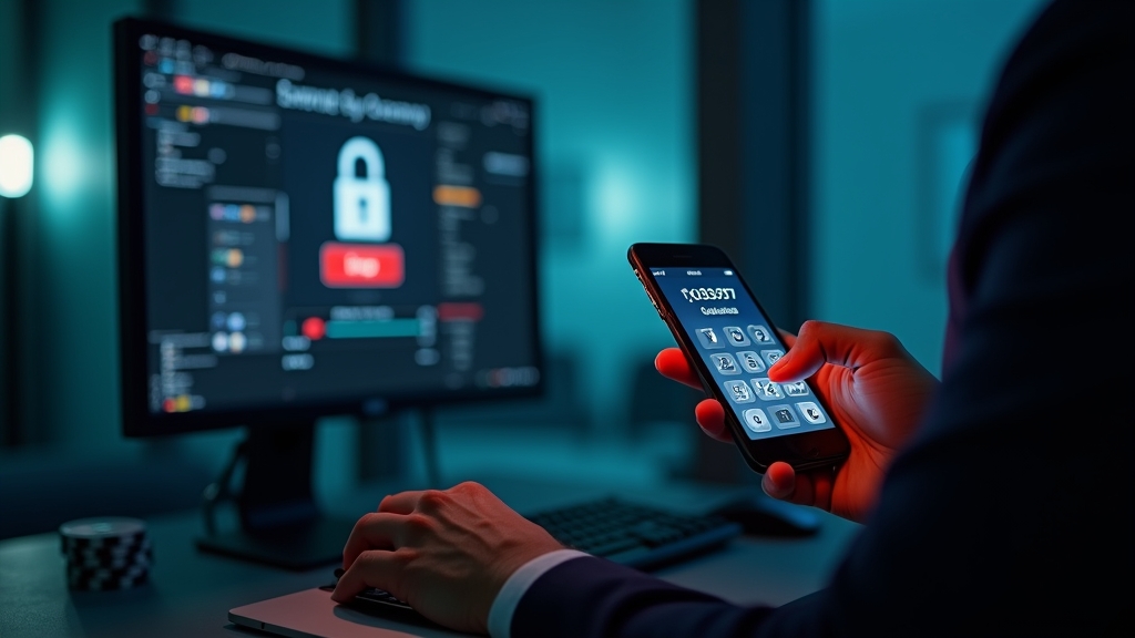 Locked casino account screen with password reset alert on a phone